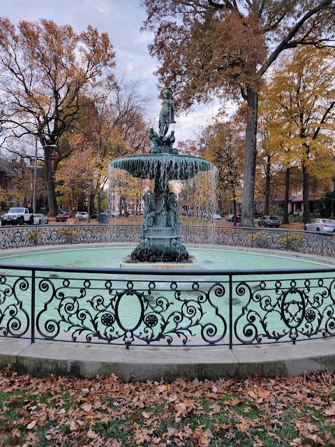 St. James Court Fountain in Old Louisville, Kentucky